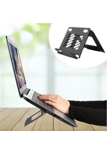 Buffer®  Ayarlanabilir Metal Dizüstü Destek Tabanı Katlanabilir Taşınabilir Laptop Sehpası Standı