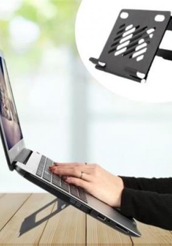 Buffer®  Ayarlanabilir Metal Dizüstü Destek Tabanı Katlanabilir Taşınabilir Laptop Sehpası Standı