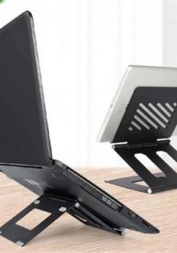 Buffer®  Ayarlanabilir Metal Dizüstü Destek Tabanı Katlanabilir Taşınabilir Laptop Sehpası Standı