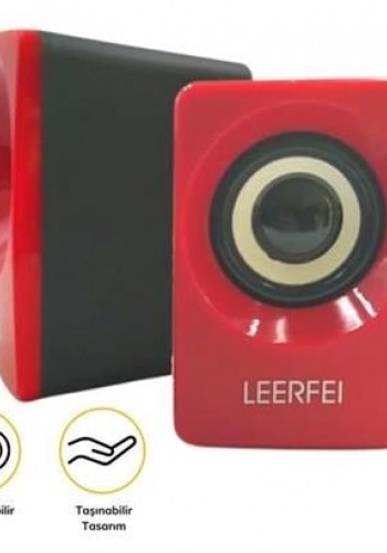 N62 1+1 Multimedia USB ve Jacklı Mini Hoparlör Yüksek Stereo Ses Sistemi