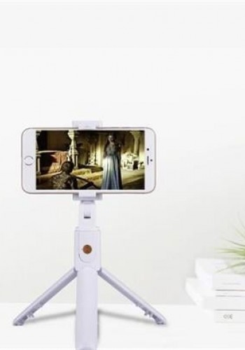 Sabitlenebilir Cep Telefon Tutucu  Ayarlanabilir Taşınabilir 3 Ayaklı Tripod Selfie Çubuğu