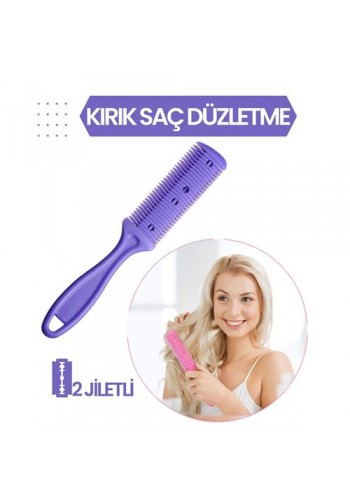 ModaCar 4 ADET 2 Jiletli Kırık Saç Düzeltme İnceltme Tarağı 716867 Toptan Paket