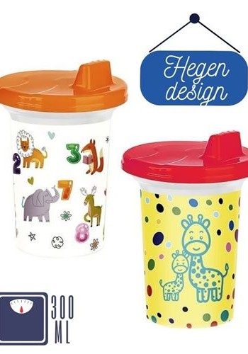 Henge 2 Lİ Bebek Alıştırma Bardağı 300 ML	 718115