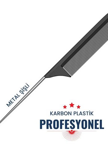 ModaCar Krepe Tarağı Metal Şişli Absolute Profesyonel