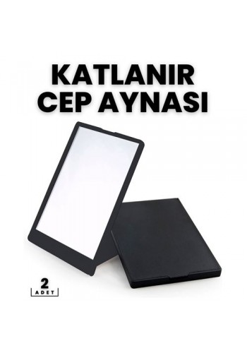 ModaCar Katlanabilir Mini Çanta Aynası 2 li SET