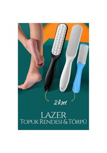 ModaCar Lazer Topuk Törpüsü+Topuk Rendesi ve Törpü 2 li Set