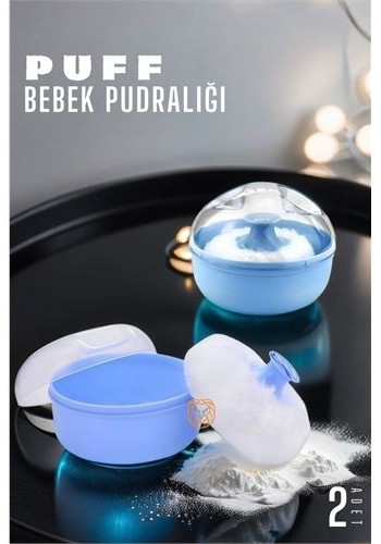 Bebek Pudralığı Puff Pudralık 2 ADET 720031