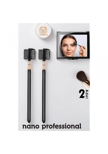 ModaCar Nano Kaş Fırçası Kirpik Tarağı 2 ADET  Absolute Professional