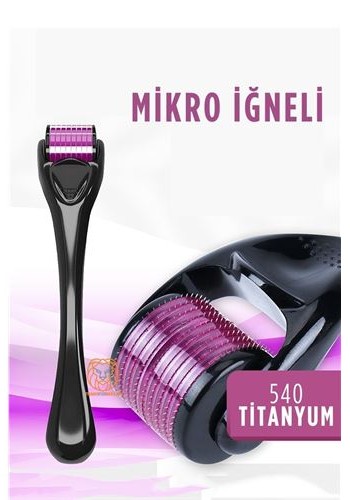 Titanyum DermaRoller Mikro İğneli Cilt Sıkılaştırıcı 720488