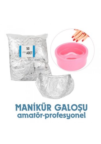 ModaCar Manikür Galoşu 50 li PAKET