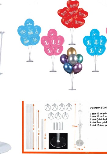 Balon Standı 75 Cm