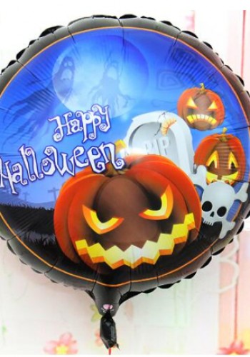 Happy Halloween Balkabağı Folyo Balon 18 Inç