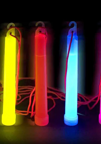 Karanlıkta Yanan Asılabilir Ip Aparatlı Glow Stick Kolye Glow Stick Lamba 6 Adet 6 Renk 15 Cm