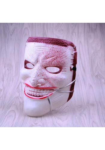 Reçine ölüm Joker Maskesi Kanlı 23x18 Cm
