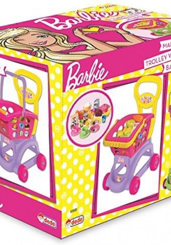 Orjinal Lisanslı Oyuncak Barbie Sepetli Market Arabası