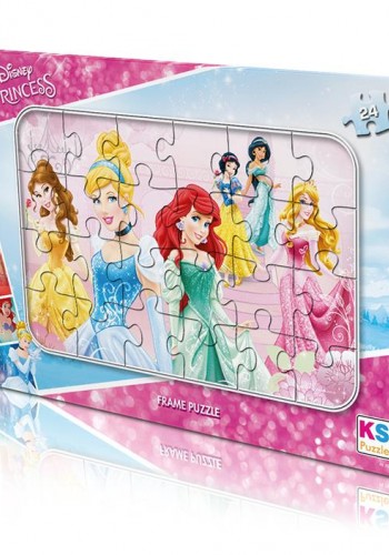 Ks Games 24 Parça  Princess Frame Puzzle