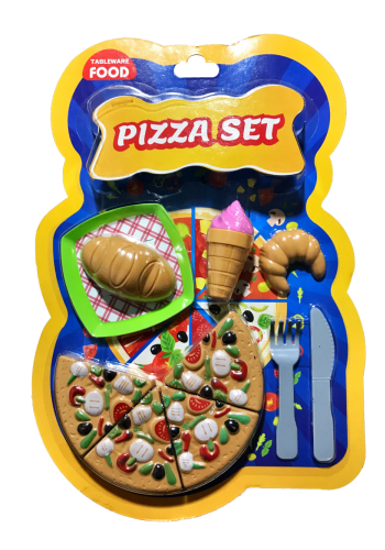 Tableware Food Küçük Pizza Seti (Kartela)