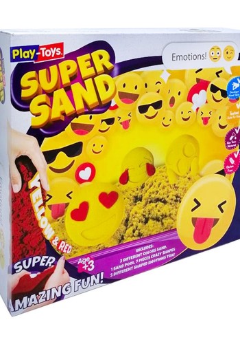 Play-Toys Emoji Oyun Kumu Süper Sand Seti