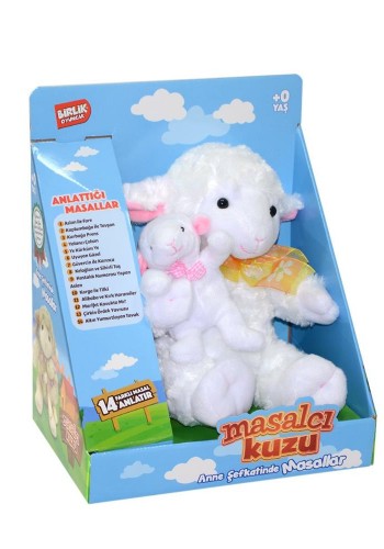 M-1117526-12 YAVRULU MASAL ANLATAN KUZU PELUŞ -BRL