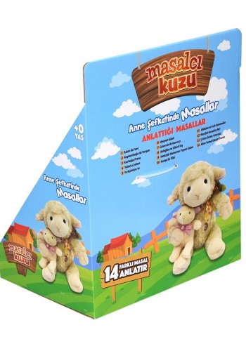 M-1117526-12 YAVRULU MASAL ANLATAN KUZU PELUŞ -BRL