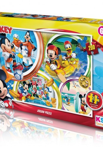 Ks Games 200 Parça Mickey Mouse Puzzle