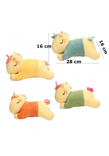 HS-12525 Unicorn Peluş Oyuncak Yastık 28 cm