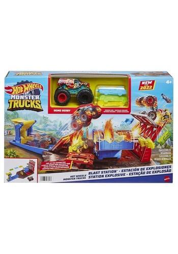 Hot Wheels Monster Trucks Patlama İstasyonu Oyun Seti