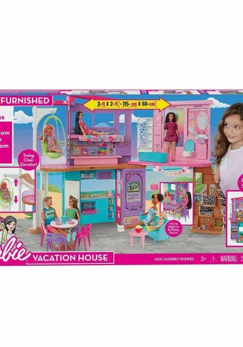 Barbie Tatil Evi Oyun Seti HCD50 Yeni