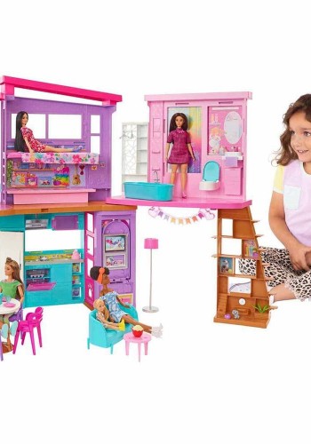 Barbie Tatil Evi Oyun Seti HCD50 Yeni