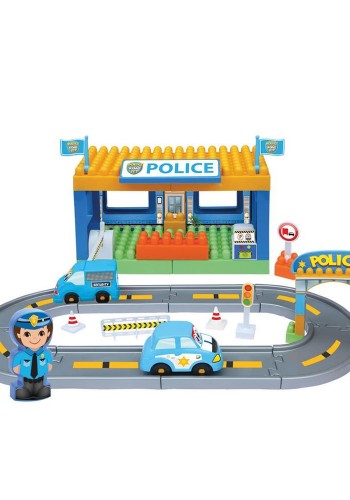 Polis Yol Set 45 Parça Lego Oyun Seti