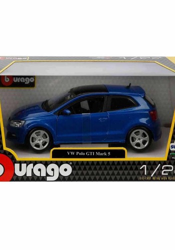 Bburago 1:24 Volkswagen Polo GTI Mark 5 Model Araba