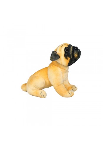 Havlayan Pug Köpek Peluş Oyuncak 25 cm