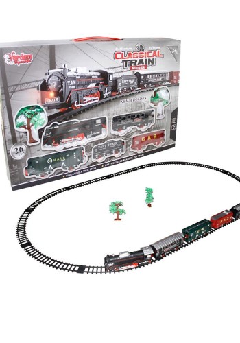 26 Parça Işıklı ve Sesli Classic Model Tren Set