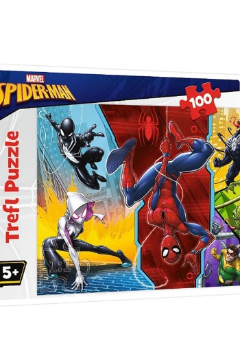 Trefl 100 Parça Puzzle Marvel Spiderman (41x27,5cm)