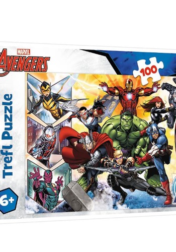 Trefl 100 Parça Puzzle Marvel The Avengers (41x27,5cm)